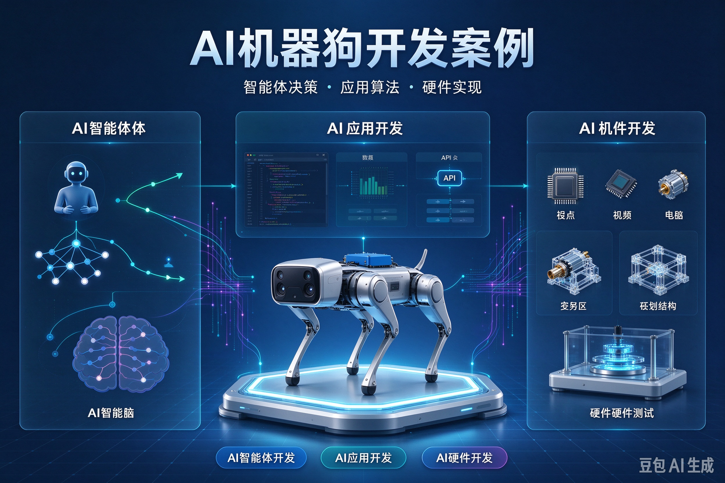 机器狗硬件配套 AI 控制 APP 开发案例